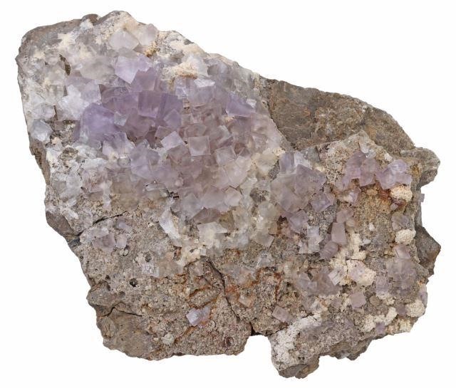 LARGE PURPLE FLUORITE CRYSTAL QUARTZ