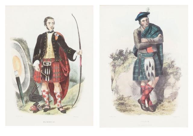 2 SCOTTISH CLANS PRINTS AFTER 3589bd