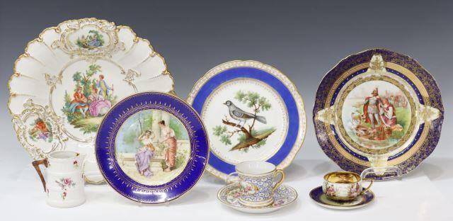 9 CABINET PLATES ROYAL VIENNA 3589d8