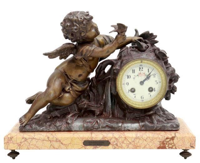 FRENCH LOUIS XV STYLE CUPID MANTEL 358a11