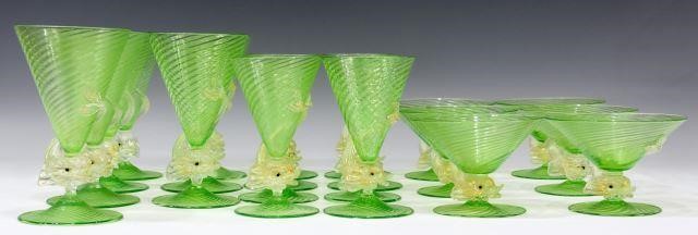 (21) VENETIAN MURANO ART GLASS