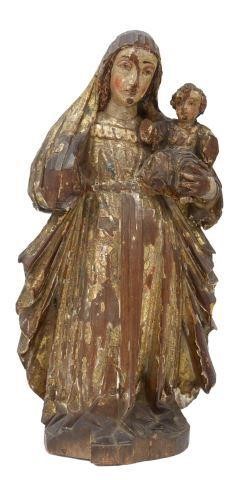 RELIGIOUS SPANISH COLONIAL FIGURE 358a71