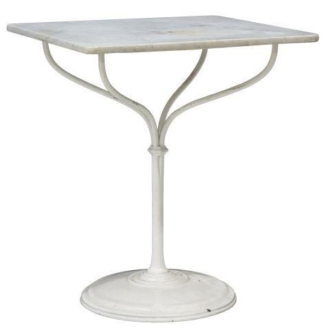 FRENCH MARBLE TOP CAST IRON BISTRO 358a68