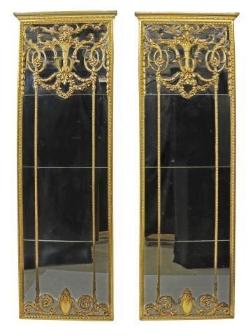 (2) MONUMENTAL FRENCH GILTWOOD