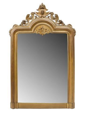 FRENCH CHARLES X GILTWOOD MIRROR,