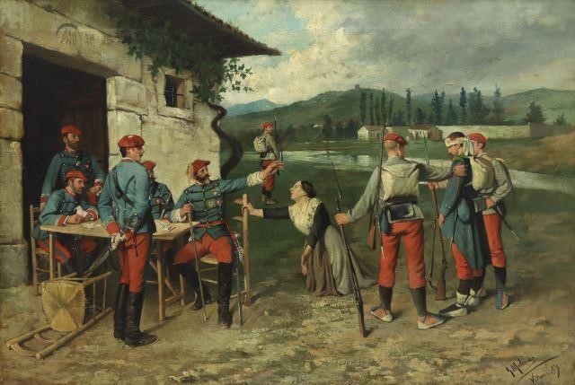 GERARDO MELENDEZ (B.1856) CARLIST WAR