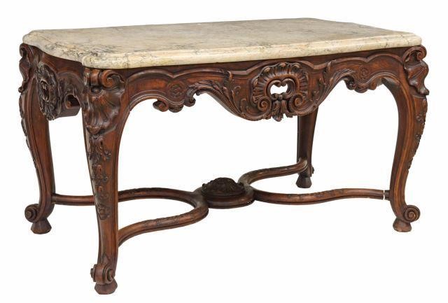 FRENCH LOUIS XV STYLE MARBLE TOP 358b04