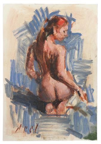 DANIEL PECI FEMALE NUDE PAINTING  358c1d