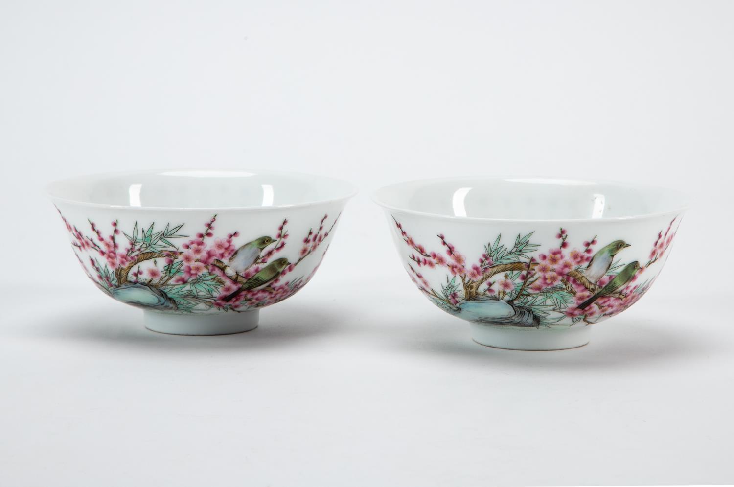 PAIR CHINESE PORCELAIN FLOWER 358c94