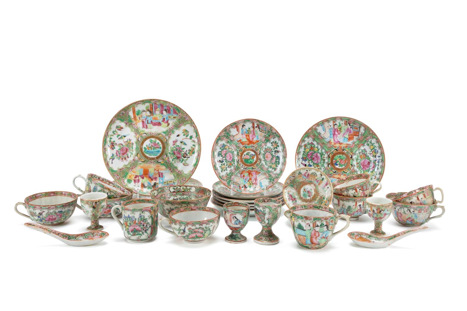 CHINESE ROSE MEDALLION TABLEWARE  358ce4