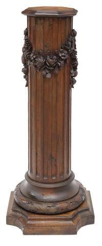 ARCHITECTURAL FRENCH CARVED OAK