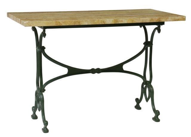 FRENCH STONE-TOP CAST IRON BISTRO