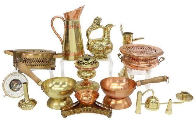  14 BRASS COPPER KITCHEN HOUSEWARES lot 358e3f