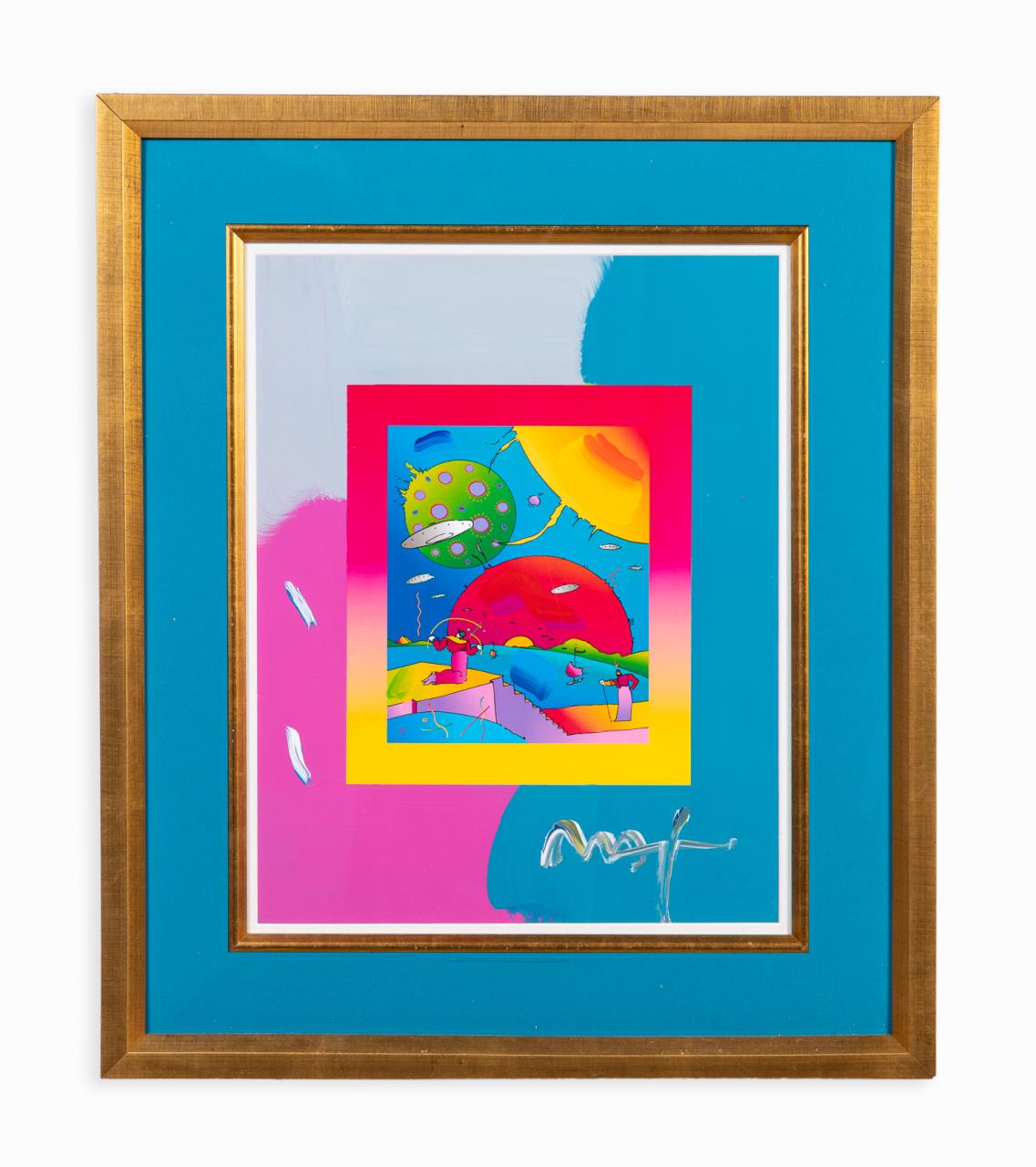 PETER MAX, "YEAR OF 2550" ACRYLIC