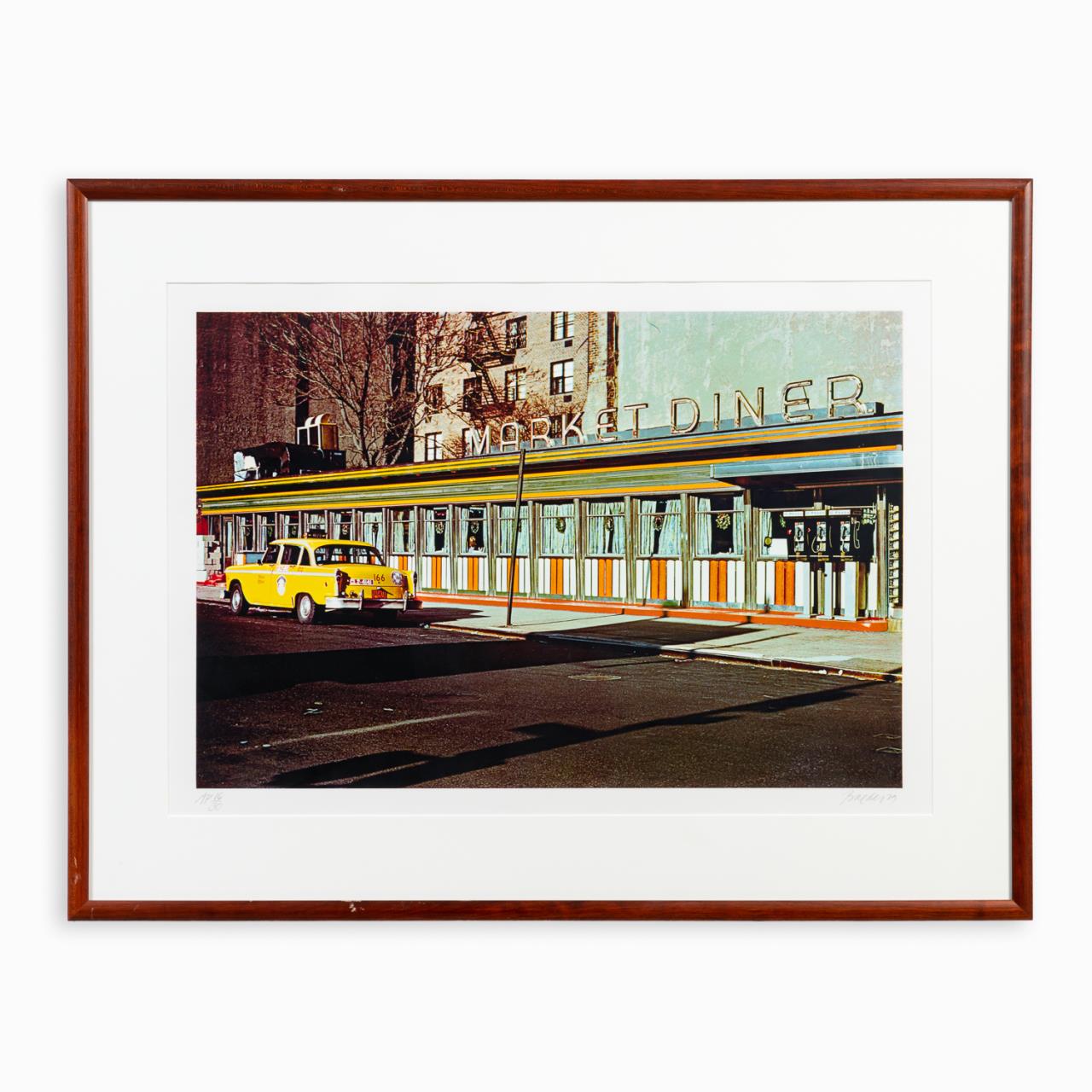 JOHN BAEDER, "MARKET DINER" SERIGRAPH,