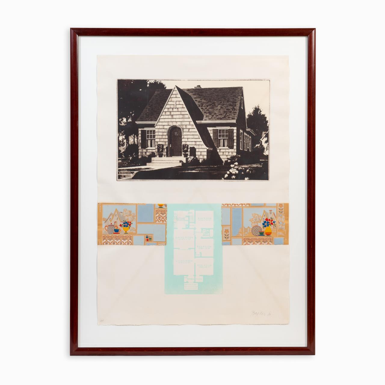 JOHN BAEDER, "THE BUNGALOW" ETCHING