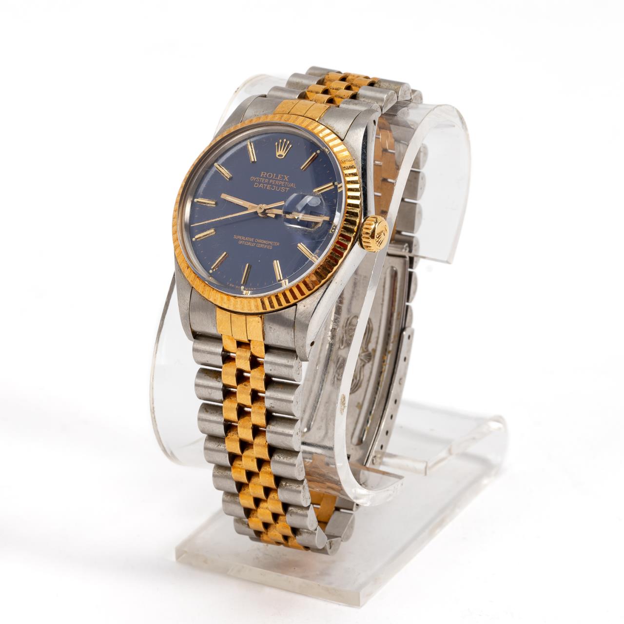 MENS' ROLEX TWO-TONE DATEJUST WITH