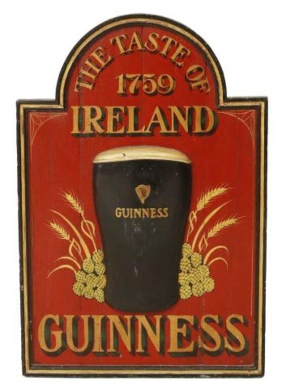 DECORATIVE PAINTED WOOD GUINNESS