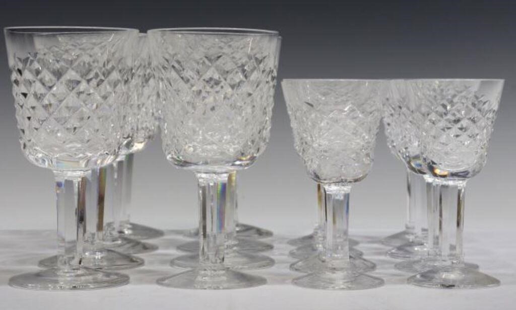 (16) WATERFORD ALANA CUT CRYSTAL