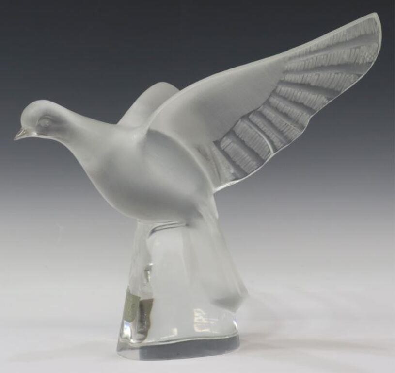 FRENCH LALIQUE COLOMBE CLITA  35683e