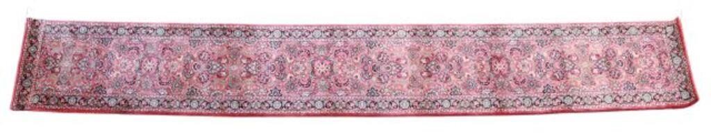 HAND-TIED TABRIZ RUNNER, INDIA,