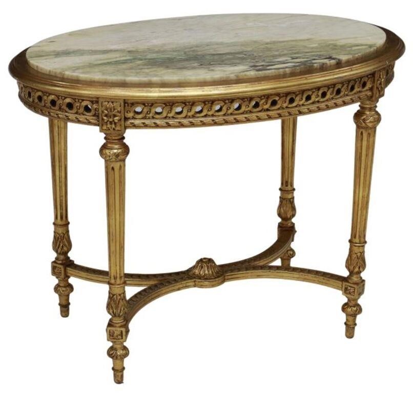 FRENCH LOUIS XVI STYLE MARBLE TOP 356885