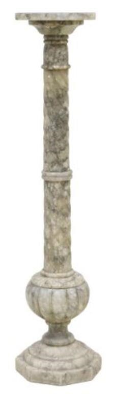 ITALIAN CARVED ALABASTER COLUMN  356886