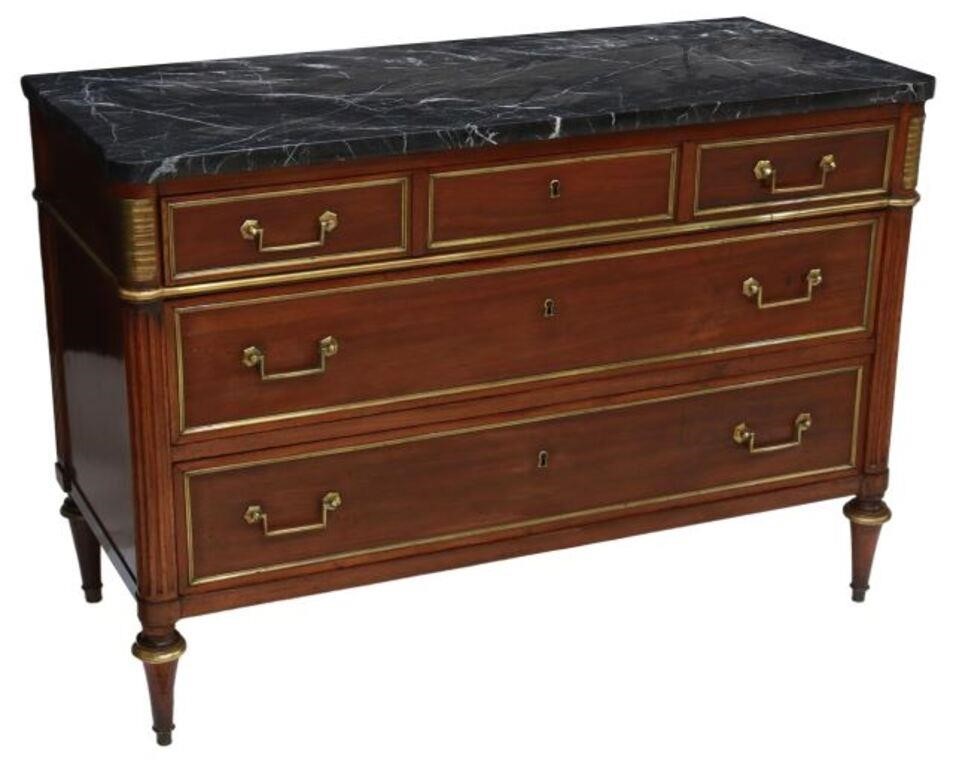 FRENCH LOUIS XVI STYLE MARBLE TOP 356890