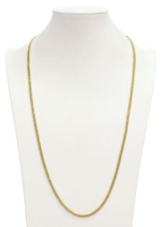 ESTATE 14KT YELLOW GOLD CURB LINK