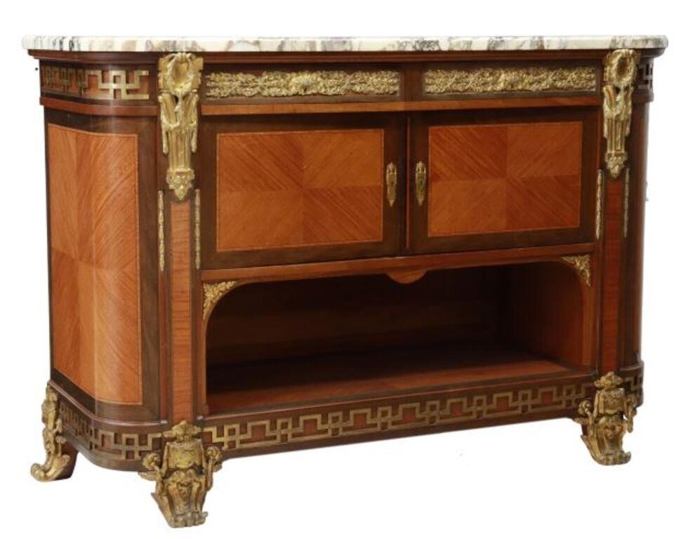 FINE FRENCH ORMOLU MOUNTED MAHOGANY 3568fe