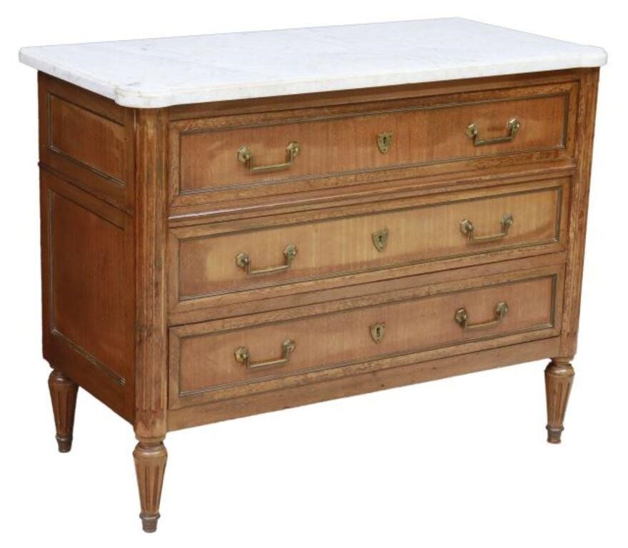 FRENCH LOUIS XVI STYLE MARBLE TOP 356961