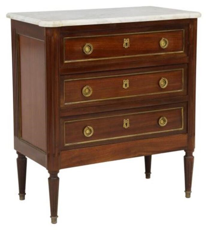 FRENCH LOUIS XVI STYLE MARBLE TOP 356962