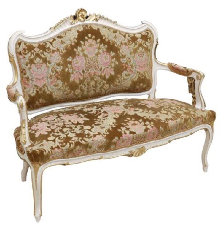 FRENCH LOUIS XV STYLE PARCEL GILT