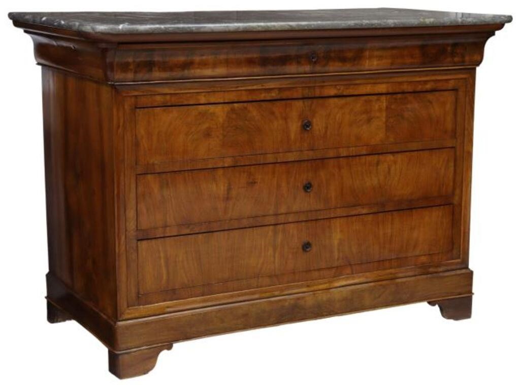 FRENCH LOUIS PHILIPPE MARBLE-TOP