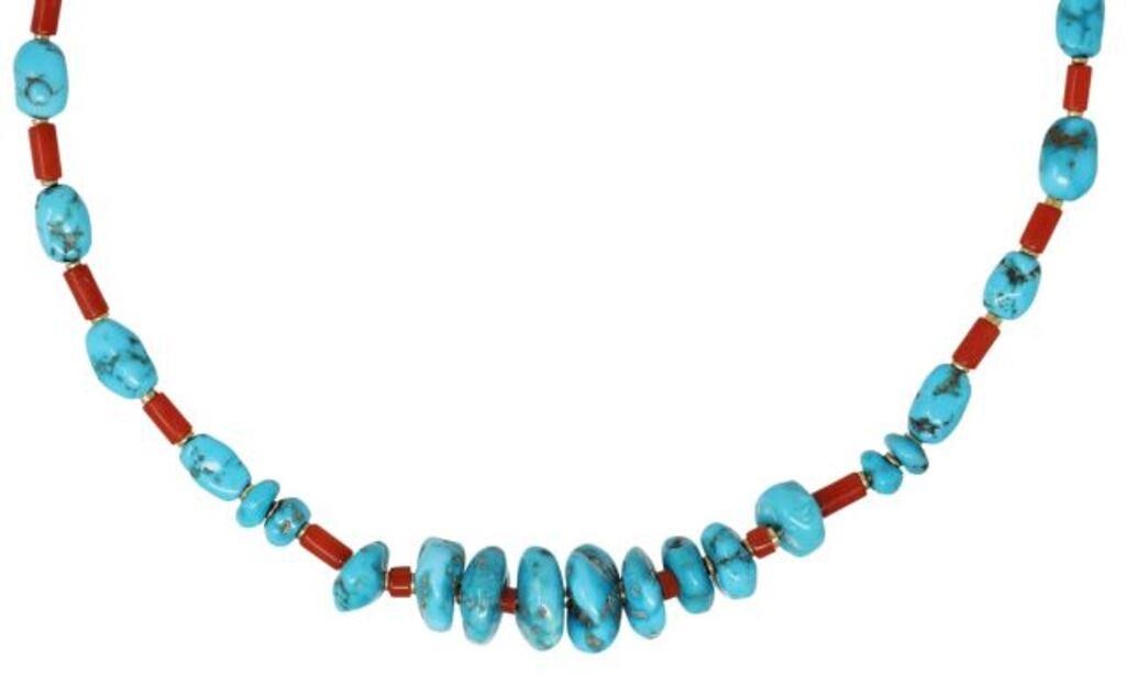 SOUTHWEST STYLE TURQUOISE RED 356a1d