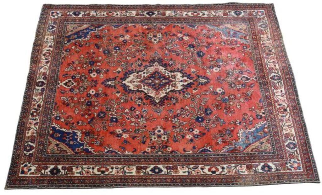 HAND TIED PERSIAN LILHAN WOOL RUG  356a43