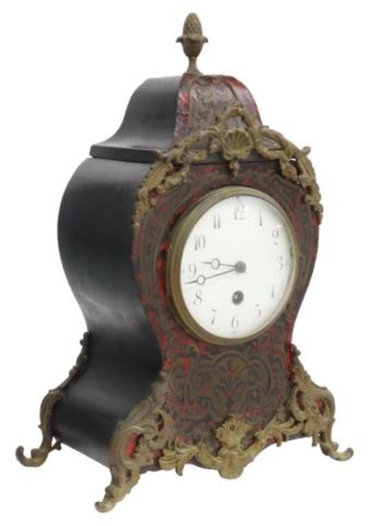 FRENCH BOULLE WORK STYLE BRACKET CLOCKFrench