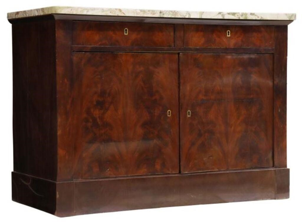 FRENCH LOUIS PHILIPPE PERIOD MAHOGANY