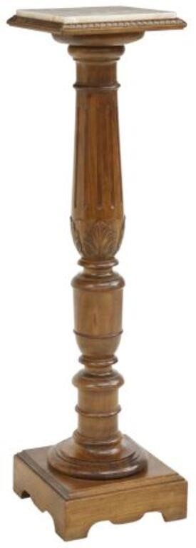 FRENCH NEOCLASSICAL ONYX TOP PEDESTAL  356b8a