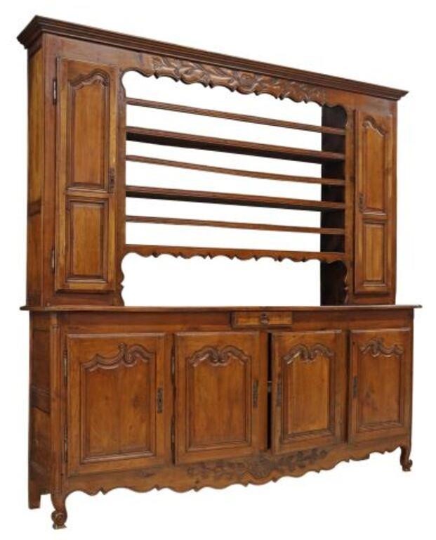 FRENCH PROVINCIAL FRUITWOOD VAISSELIER  356c76