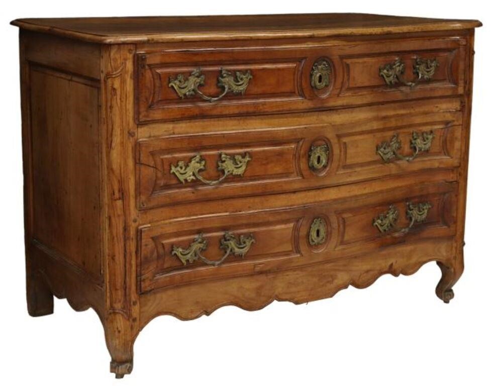 FRENCH LOUIS XV STYLE THREE-DRAWER