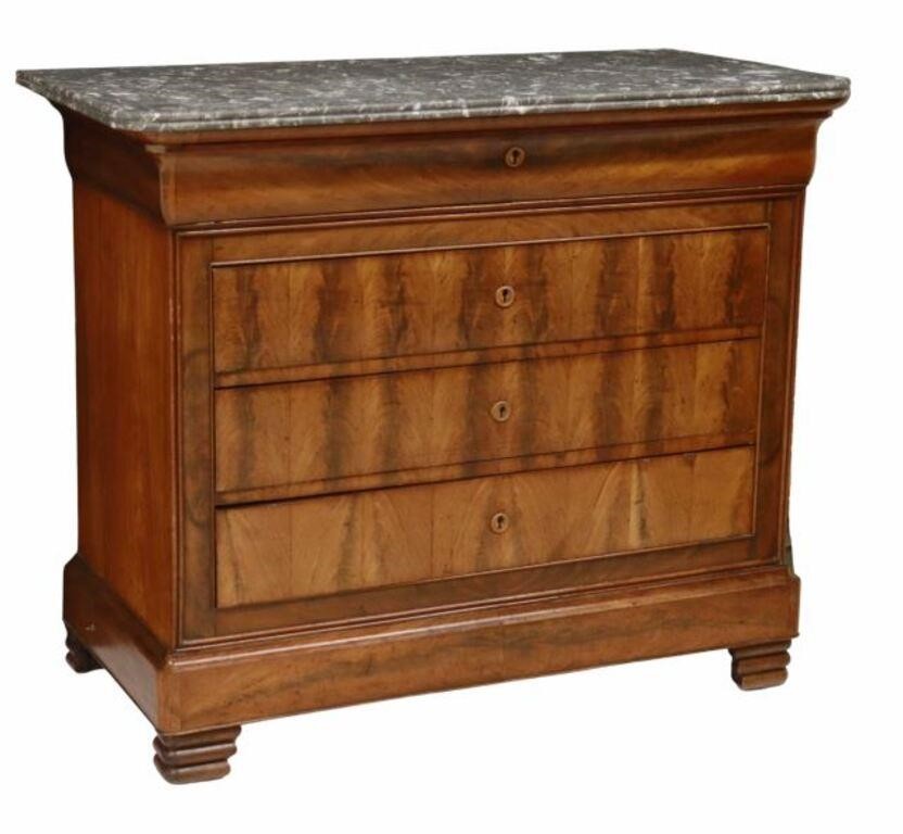 FRENCH LOUIS PHILIPPE MARBLE-TOP