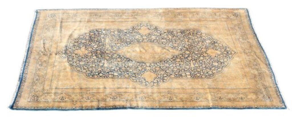 HAND-TIED PERSIAN KERMAN RUG, 13'3"