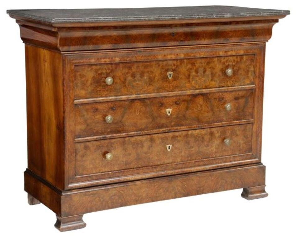 FRENCH LOUIS PHILIPPE MARBLE TOP 356cb6