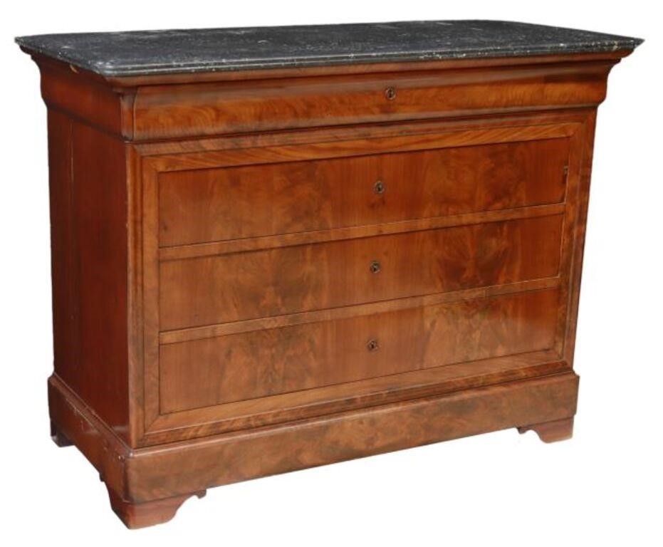 FRENCH LOUIS PHILIPPE MARBLE-TOP