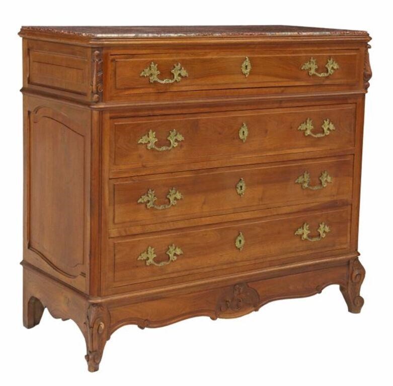 FRENCH LOUIS XV STYLE MARBLE TOP 356cbd