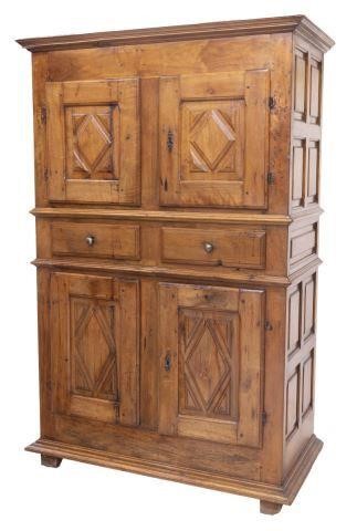 SPANISH CARVED WALNUT CUPBOARD