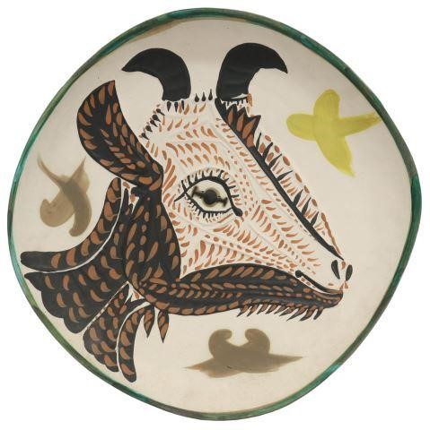 PABLO PICASSO MADOURA TETE DE CHEVRE 356df2