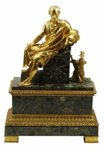 LARGE FRENCH EMPIRE STYLE BRONZE