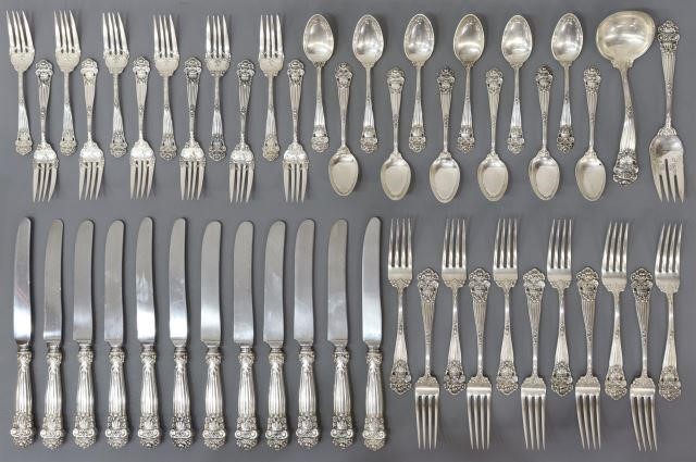 (49) TOWLE GEORGIAN STERLING FLATWARE